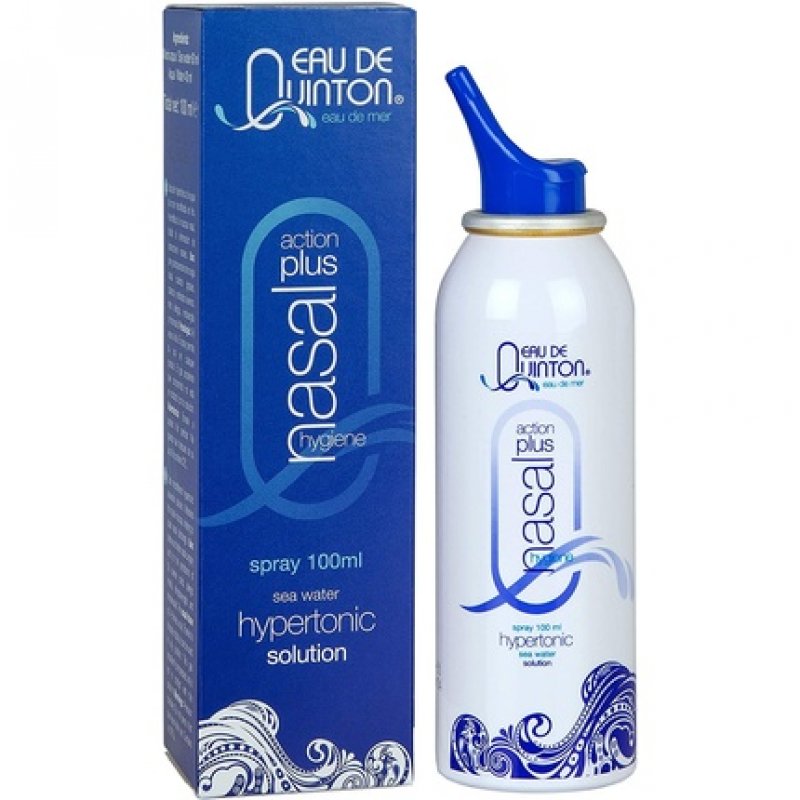 Eau De Quinton Sea Action Plus Nasal Hygiene Hypertonic 100ml Spray