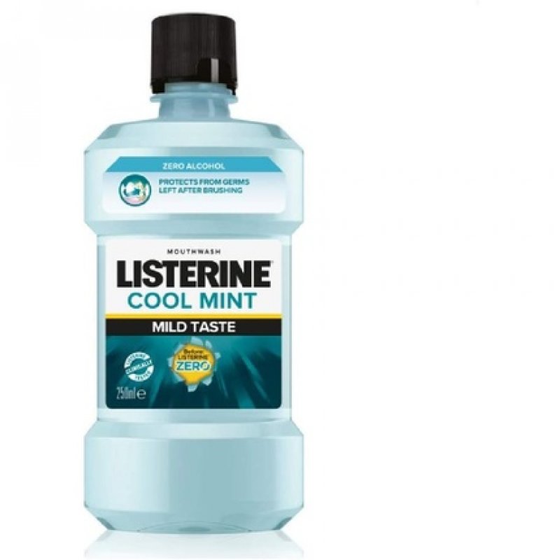 Listerine Zero Cool Mint Mouthwash 250ml