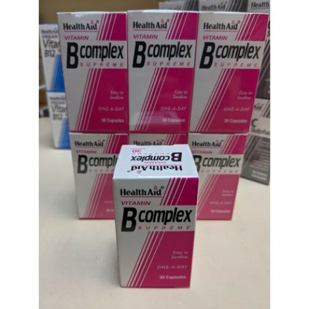 HealthAid Vitamin B Complex Supreme 30 Capsules Vegan