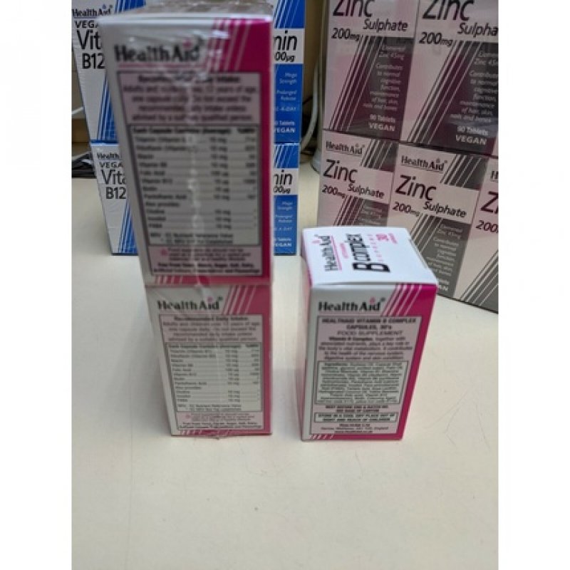 HealthAid Vitamin B Complex Supreme 30 Capsules Vegan