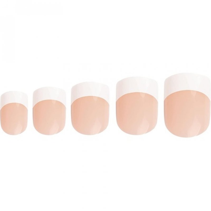 Invogue Acrylic Square Nails French Pink