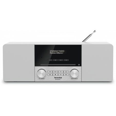 TechniSat DIGITRADIO 3 Personal Analog & digital Stainless steel, White