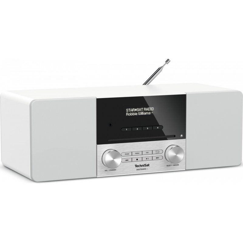 DIGITRADIO 3 (weiß, DAB, UKW, Bluetooth)