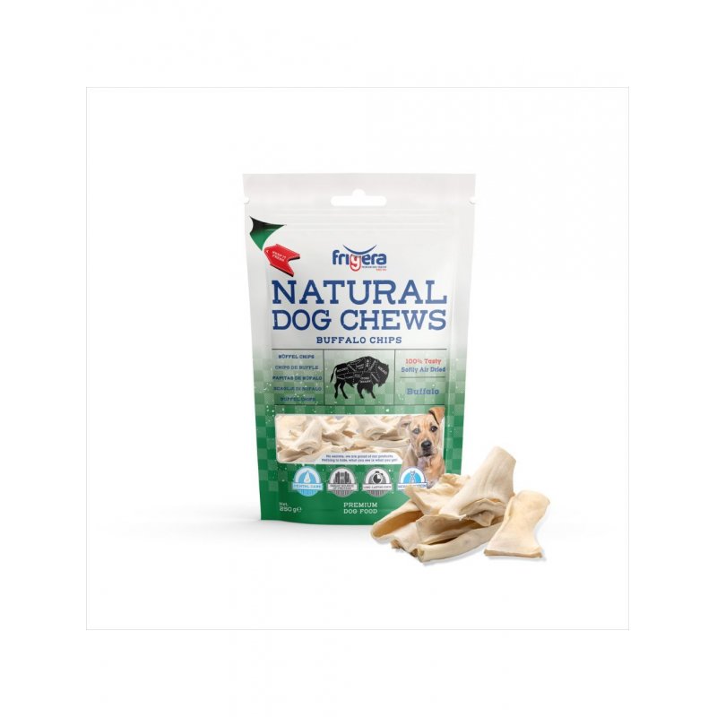 Frigera - Natural Dog Chews Buffalo chips 250gr - (402285851808)