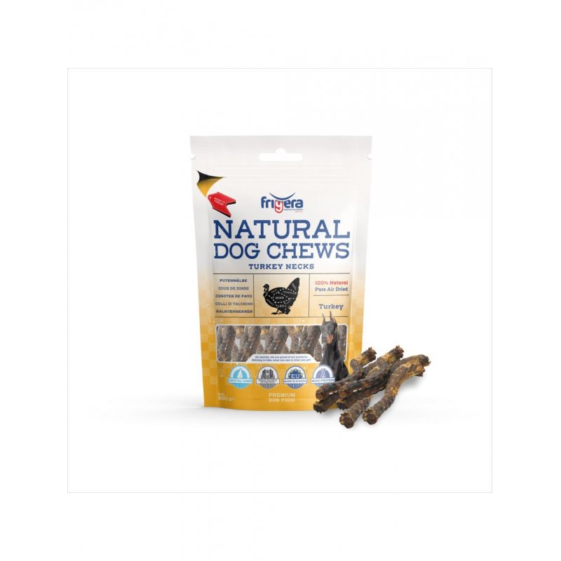 Frigera - Natural Dog Chews Turkey necks 250gr - (402285851772)
