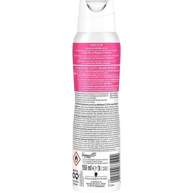 Fa Anti-Transpirant Deodorant Spray Sweet Rose 150ml