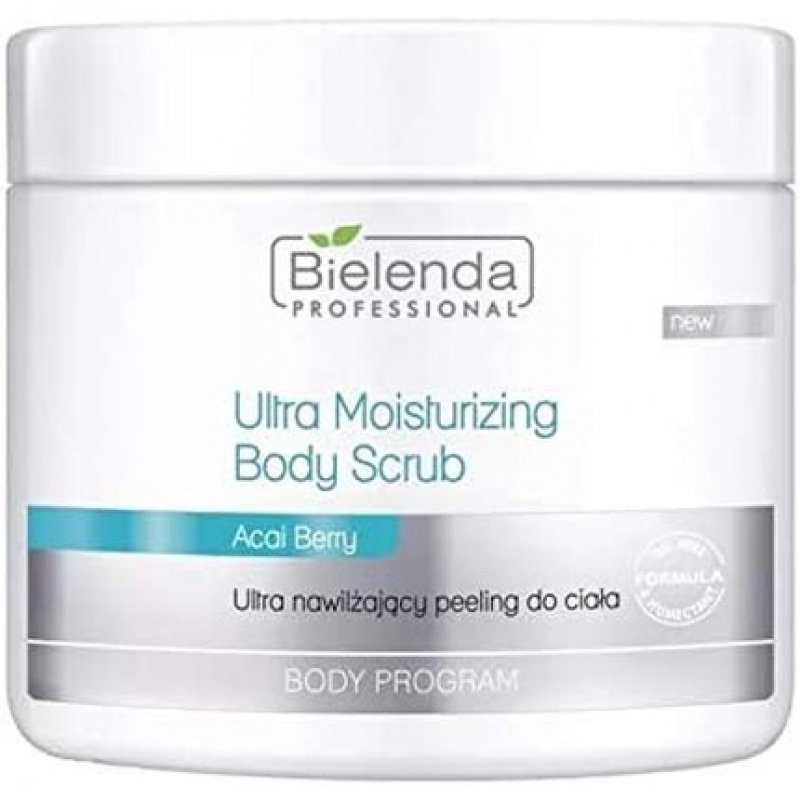 Bielenda Professional Ultra Moisturising Body Scrub 550g with Stapiż Hair Shampoo 15ml or Mask 10ml