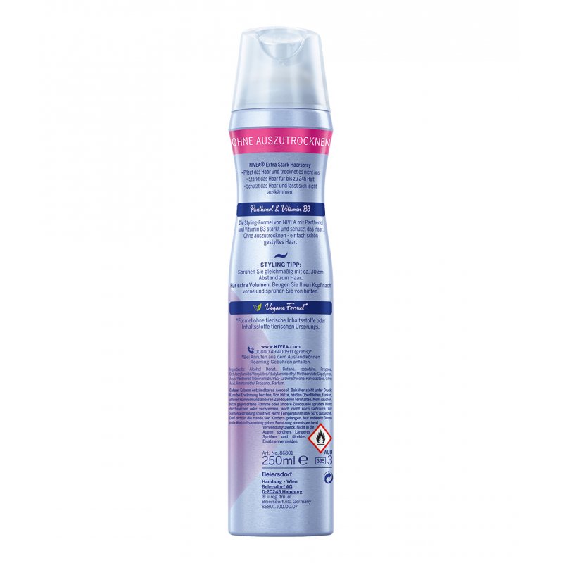 NIVEA Extra Strong Hair Spray 250ml