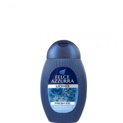 Felce Azzurra Shampoo & Shower Fresh Ice 400 ml 2-en-1 Cheveux et corps Hommes