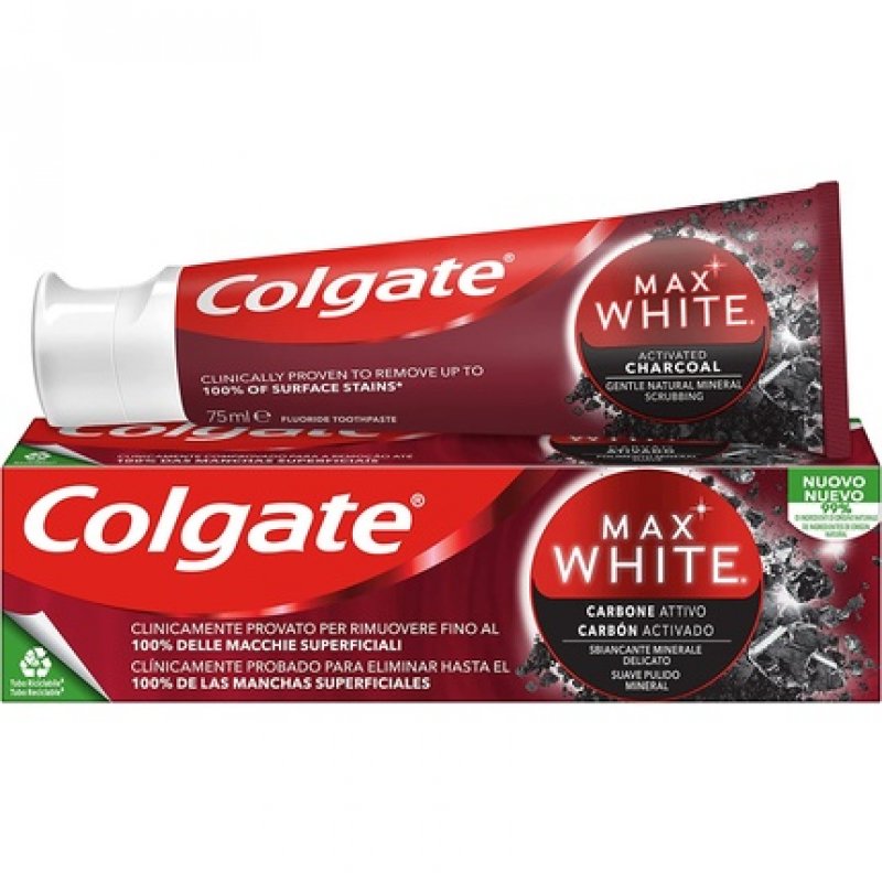 Colgate Max White Charcoal Toothpaste 75ml