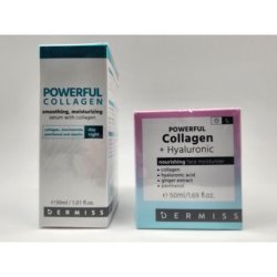 DERMISS Collagen & Hyaluronic Acid Face Cream Collagen Face Serum Set