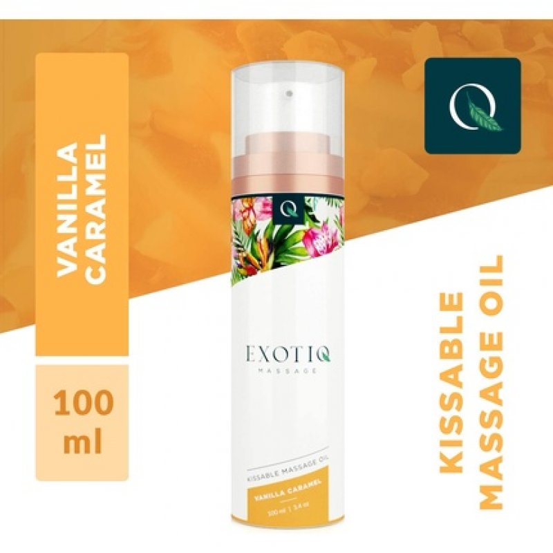 Exotiq Kissable Massage Oil Vanilla Caramel 100ml