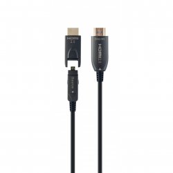 Gembird CCBP-HDMID-AOC-30M HDMI cable HDMI Type A (Standard) HDMI Type D (Micro) Black