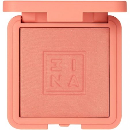 3INA Makeup The Blush 212 Coral Powder Blush Natural Silky Finish Luminous Pressed Mineral Powder Cheek Blush