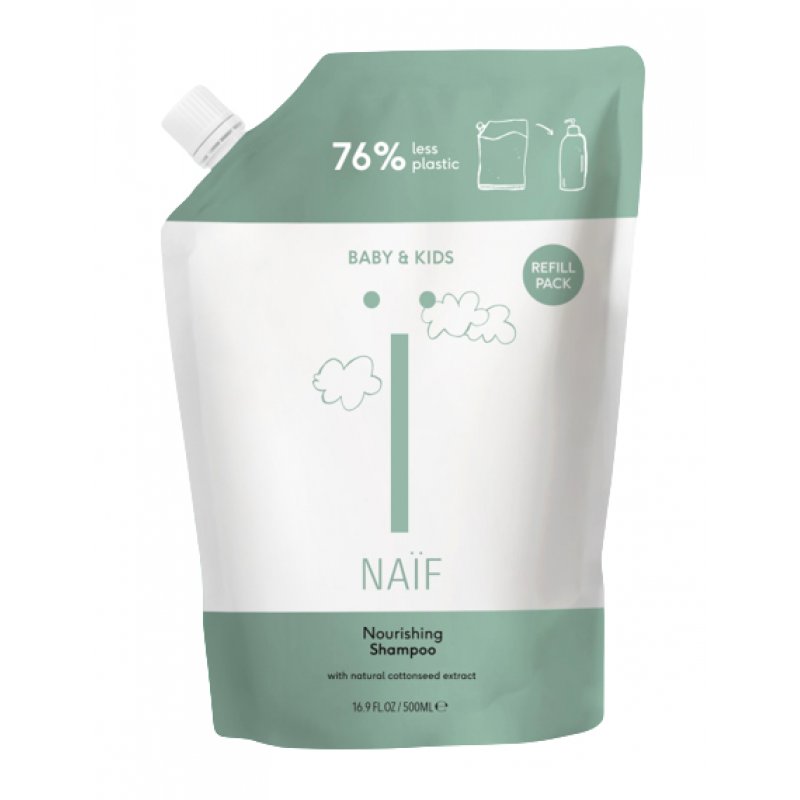 NAÏF 8720254710594 shampooing pour bébé 500 ml Shampoing