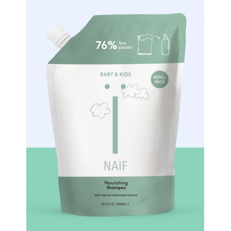 NAÏF Nourishing Shampoo for Baby & Kids Refill Pack