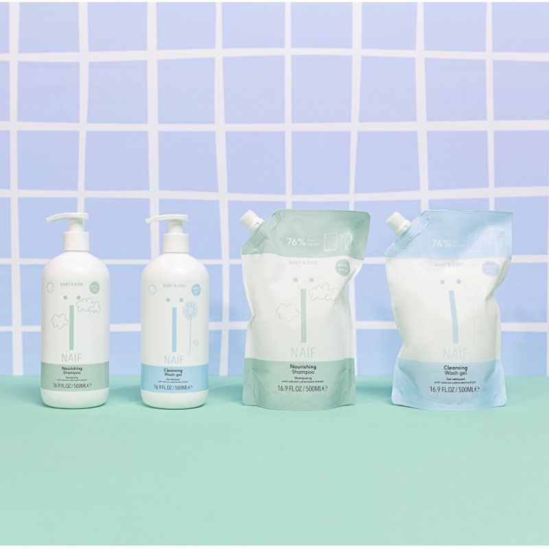 NAÏF Nourishing Shampoo for Baby & Kids Refill Pack