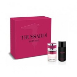 TRUSSARDI Ruby Red EDP 60ml Body Lotion 125ml Gift Set 185ml