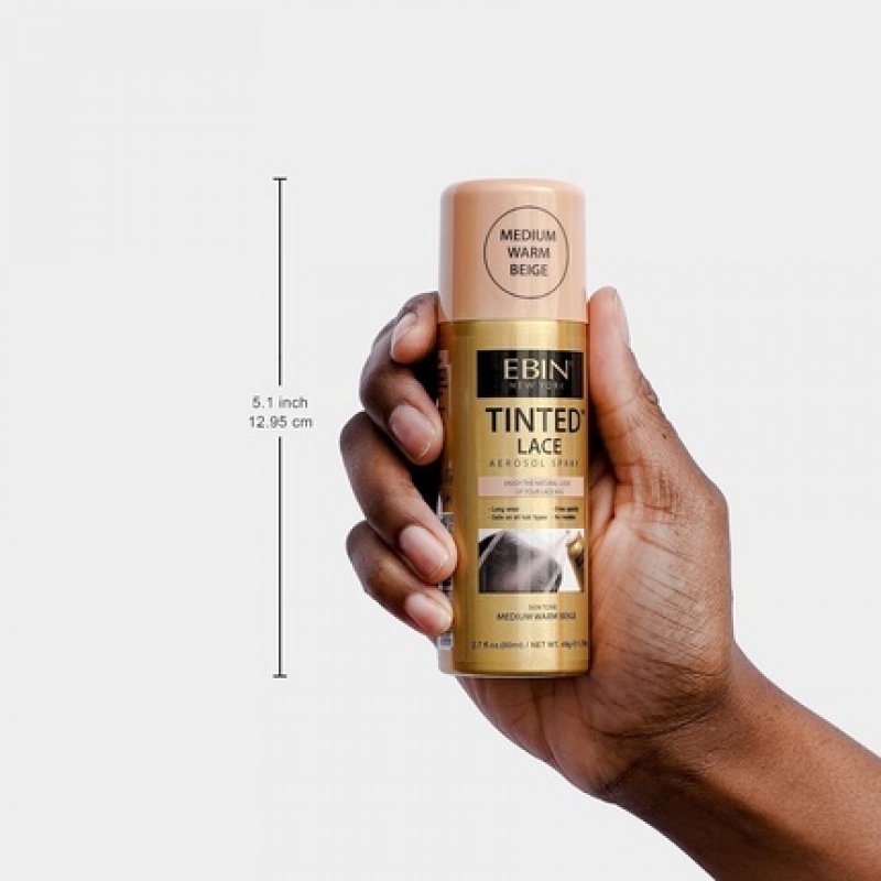 EBIN Tinted Lace Spray Dark Brown 80ml