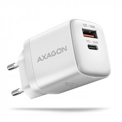 AXAGON ACU-PQ20W wall charger QC3.0/AFC/FCP PD type-C, 20 W - weiß