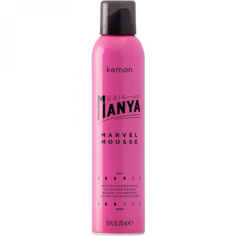 Kemon Hair Manya Marvel Mousse 250ml for Professional Hair Styling and Added Volume