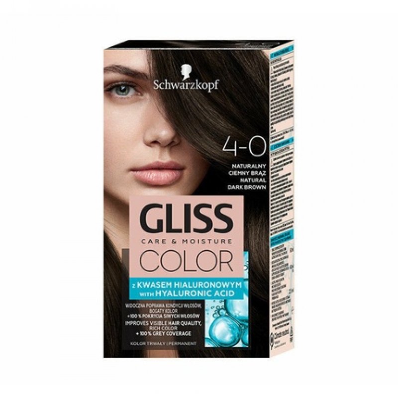 Gliss Care & Moisture Color Hair Dye with Hyaluronic Acid - 19 Colors to Choose From