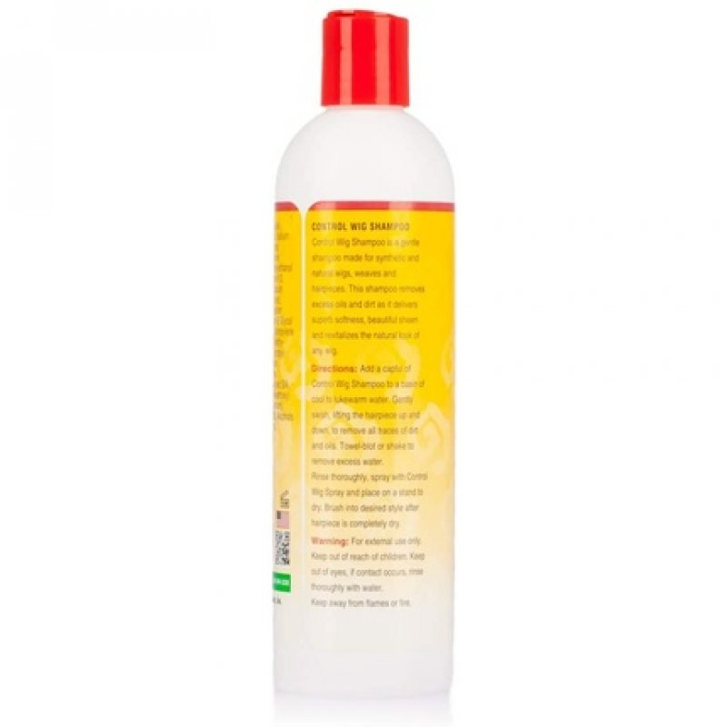 African Essence Control Wig Shampoo for Human and Synthetic Hair 12 Oz