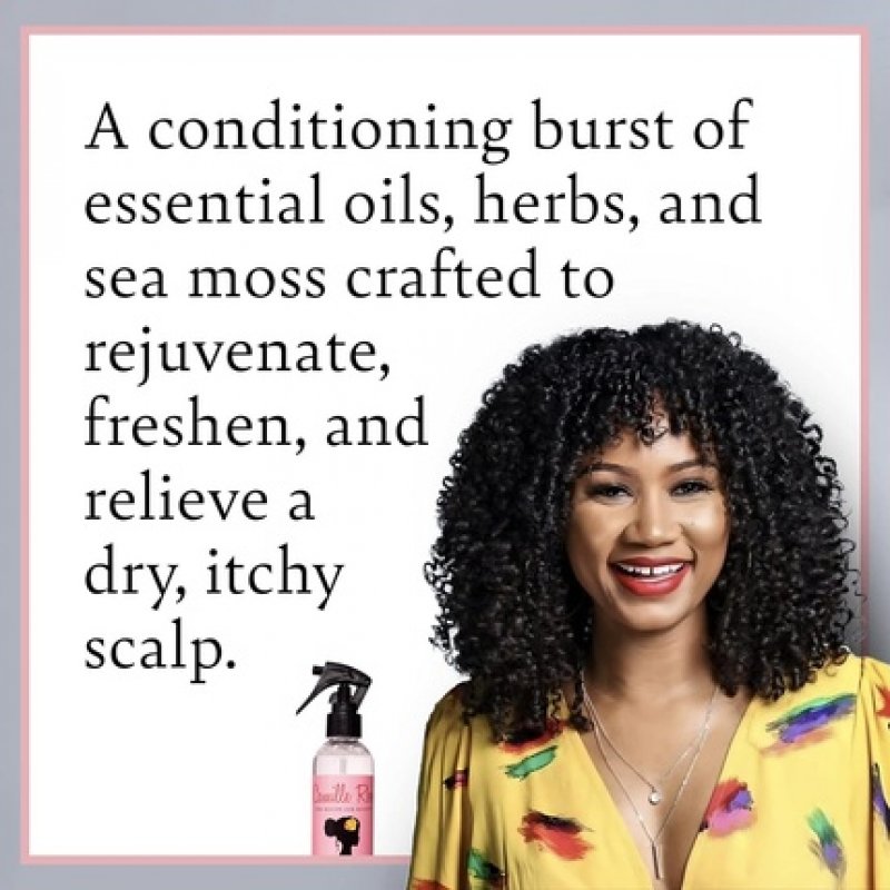 Camille Rose Mint Condition Braid Scalp Spray with Aloe Vera and Sea Moss