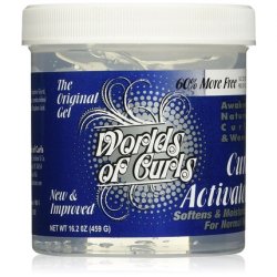 Worlds Of Curls Regular Curl Activator Gel 16.2 Ounce