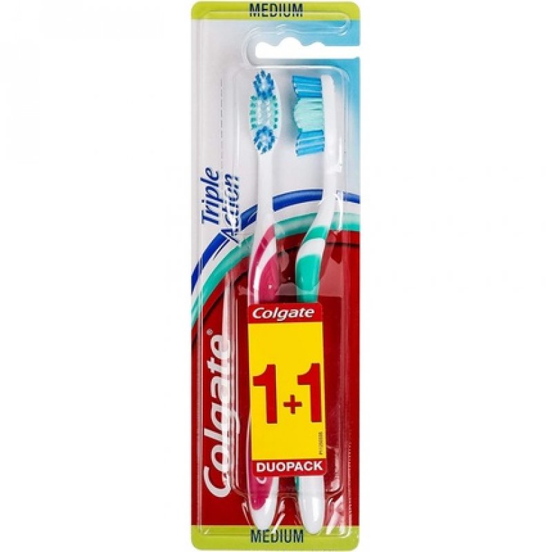 Colgate Toothbrush Triple Action 2 medium pcs