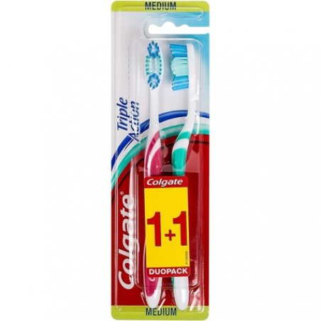 Colgate Toothbrush Triple Action 2 medium pcs