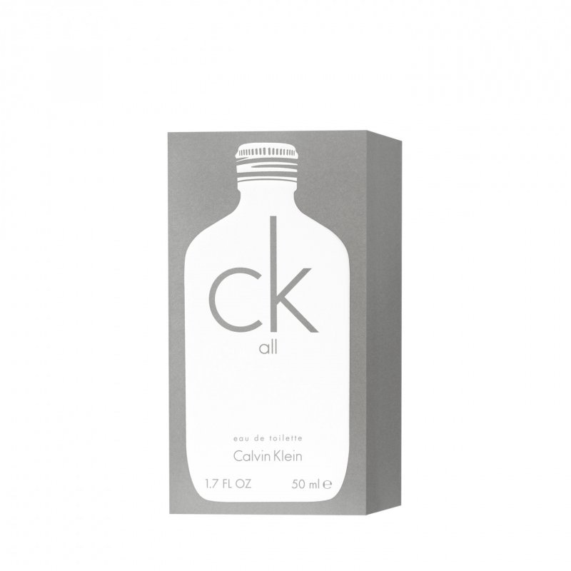 Calvin Klein CK All Unisex Eau de Toilette - Mandarin, Grapefruit Flower, Warm Musk and Amber 1.6 Fl Oz
