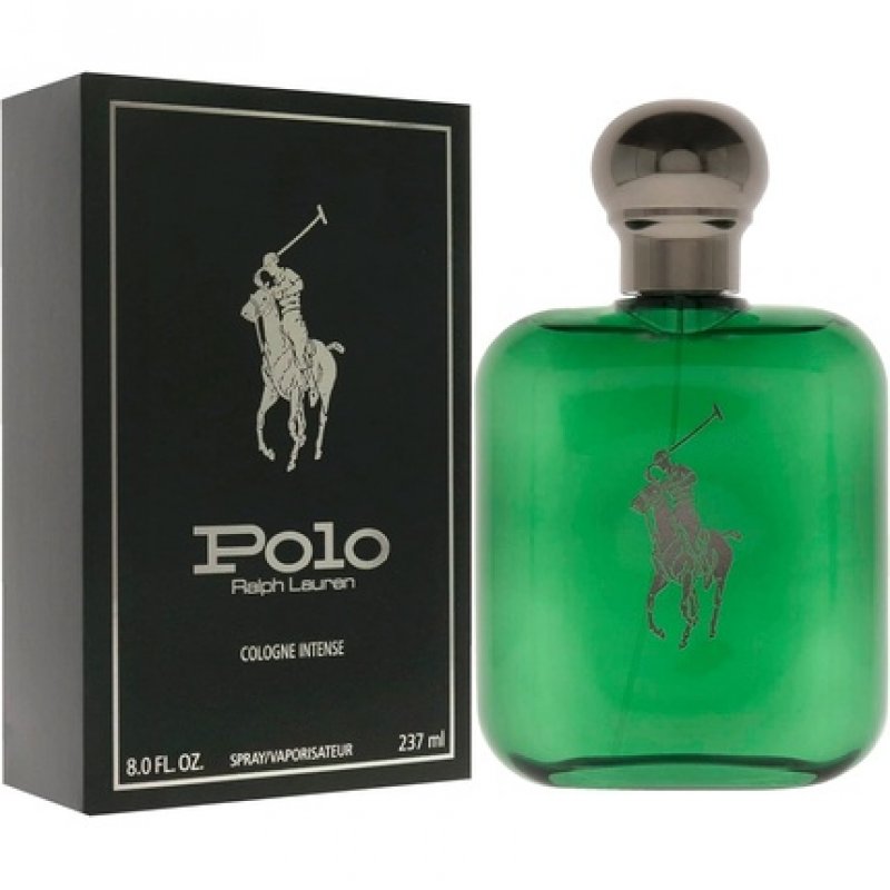 Ralph Lauren Polo Green For Men 8 oz Cologne Intense Spray 236.59 ml
