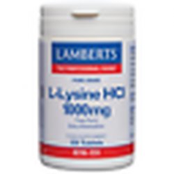 Lamberts L-Lysine HCI 1000mg 120 Capsules