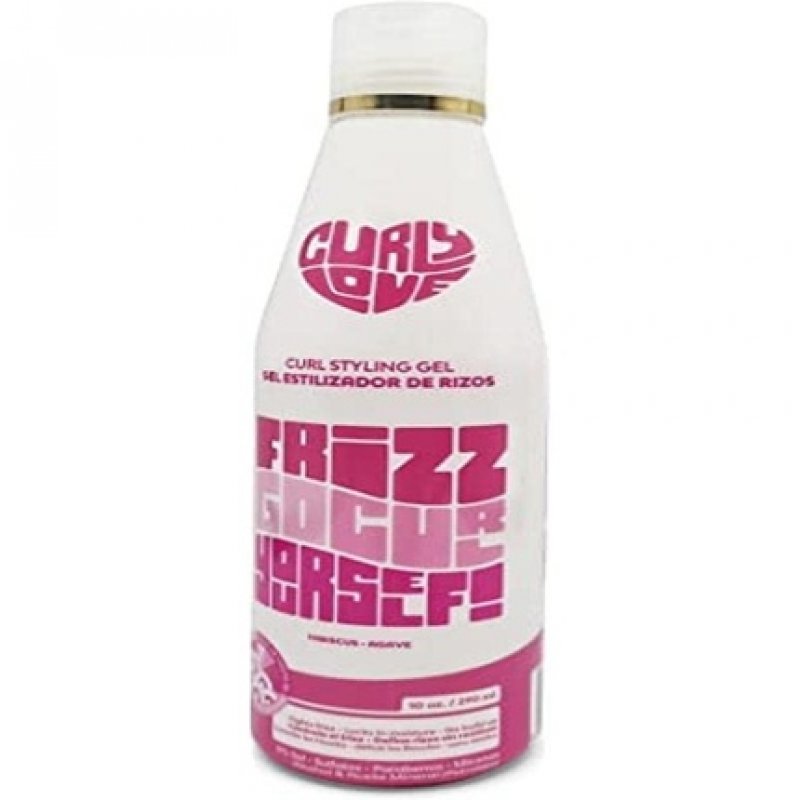 Curly Love Curl Styling Gel 290ml - Eliminates Frizz and Binds Moisture Without Residue