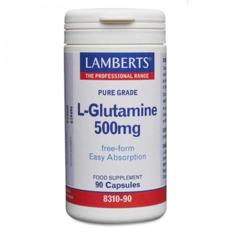 Lamberts L-Glutamine 500mg 90 Capsules