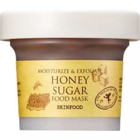 SKIN FOOD Honey Sugar Food Mask 180g - Black Sugar and Honey for Smooth Skin