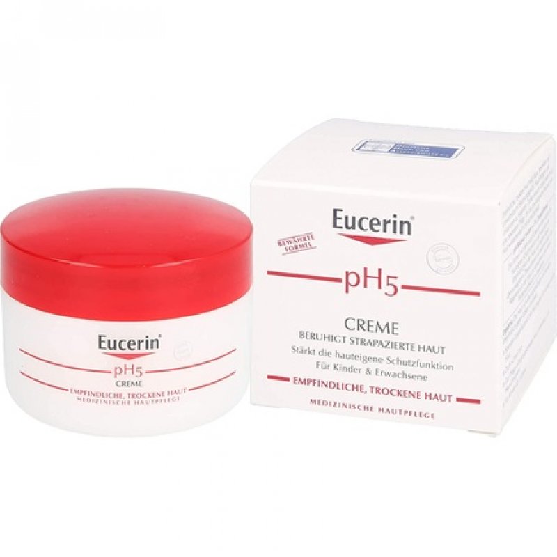 Eucerin pH5 Cream Soothes Damaged Skin 75ml