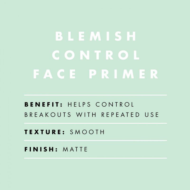 Blemish Control Face Primer Small Long Lasting Skin Perfecting Matte Finish Infused with Salicylic Acid Vitamin E and