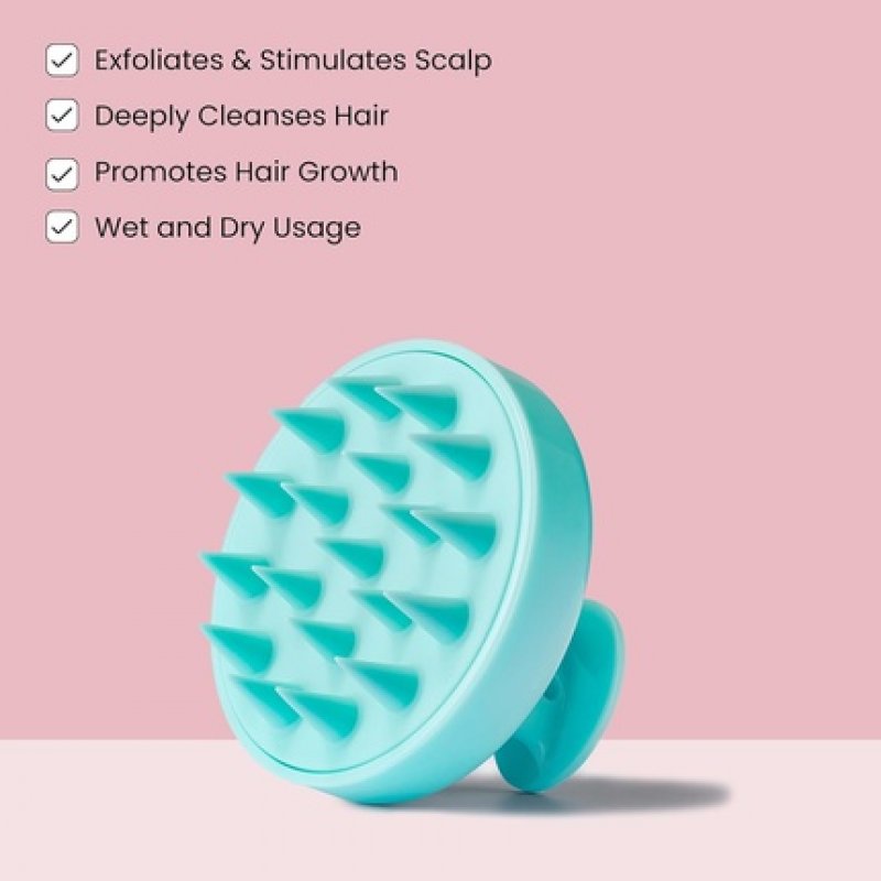 Hair Burst Scalp Massager for Hair Growth Shampoo Brush with Soft Silicone Bristles Exfoliating Shower Head Massage