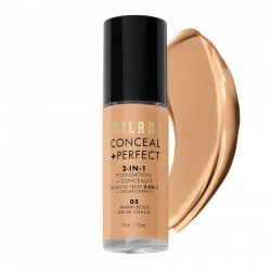 MILANI Conceal Perfect 2-In-1 Foundation Concealer Warm Beige 30ml