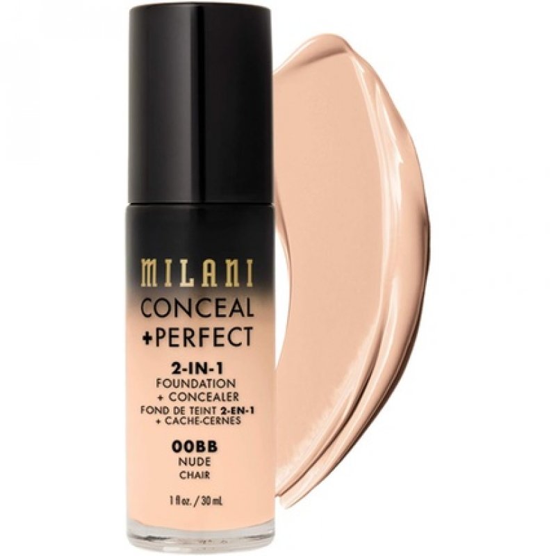 Milani Conceal and Perfect 2 in 1 Foundation Concealer Nude 30ml