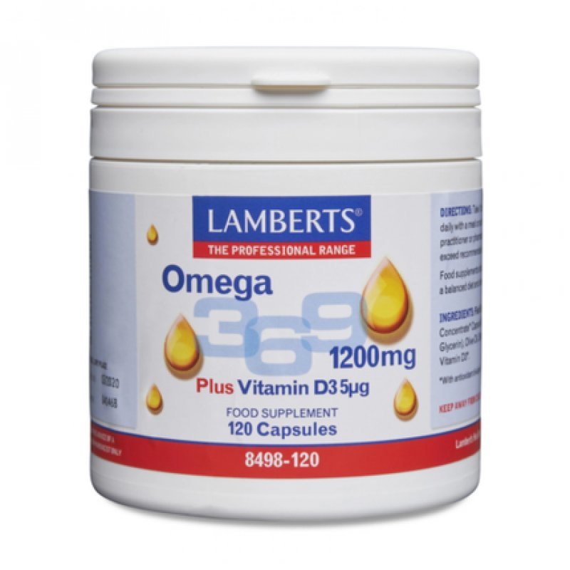 Lamberts Omega 3,6,9 1200mg 120 Capsules