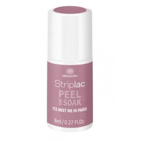 alessandro Striplac Peel or Soak Meet me in Paris vernis à ongles avec gel 8 ml Rose
