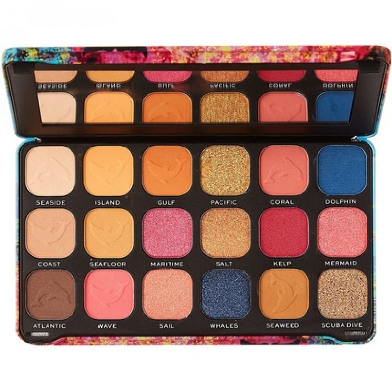 Makeup Revolution Forever Flawless Hydra Eyeshadow Palette Dolphin 18