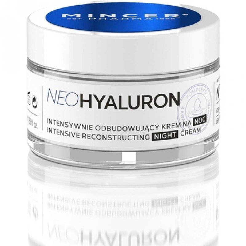 Mincer Pharma Neo Hyaluronic Intensive Reconstruction Moisturising Night Face Cream with Hyaluronic Acid 50ml