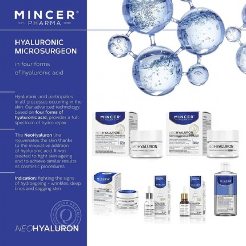 Mincer Pharma Neo Hyaluronic Intensive Reconstruction Moisturising Night Face Cream with Hyaluronic Acid 50ml