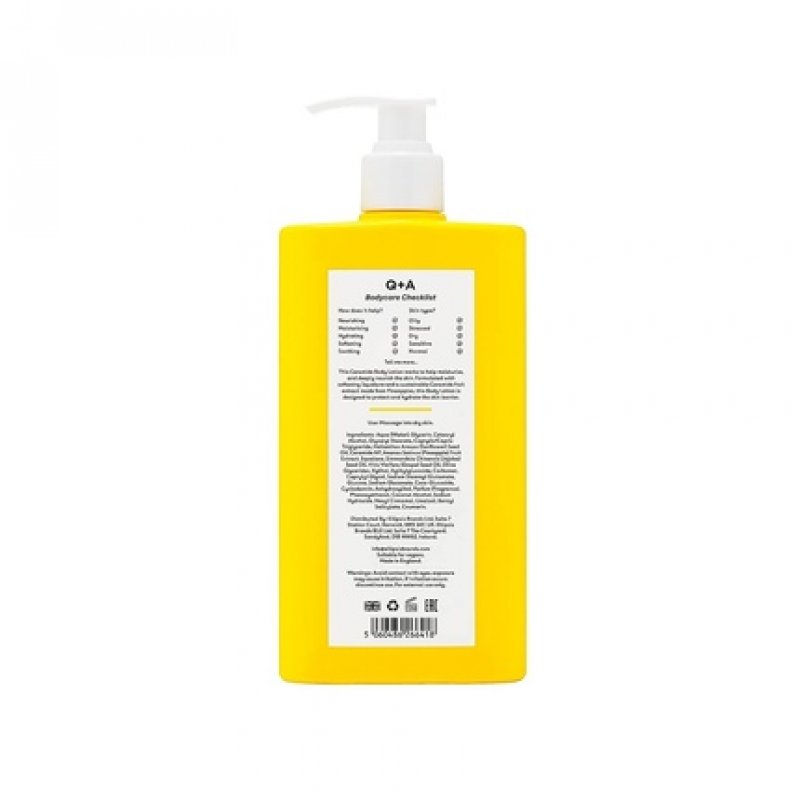 Q A Ceramide Body Lotion with Squalane, Pineapple Ceramides and Sugar Complex 250ml