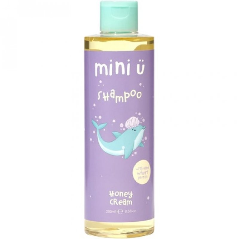 Mini U Honey Cream Shampoo Yellow for Children Naturally Derived and Made in the UK