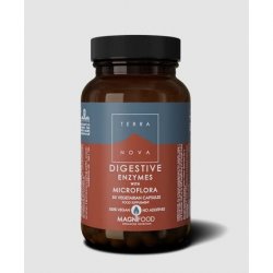 Terranova Digestive Enzymes with Probiotics Complex 50 Vegicaps